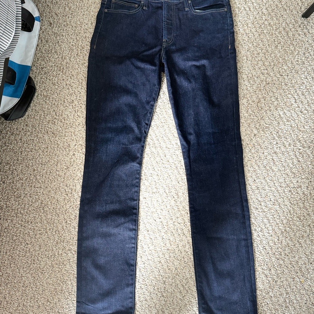 Men’s Madewell Indigo Denim Skinny Jeans 32 x 32